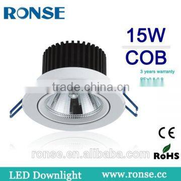 Ronse led factory hot-sales recessed cob ceiling light good heatsink(RS-2049)