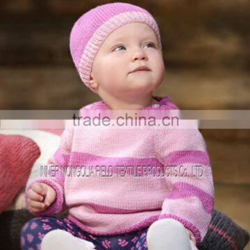 Cashmere Baby Set Cute Sweater,Scottish Bonnet photo-2