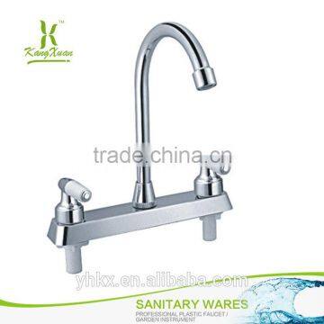 long double handle mixer faucet
