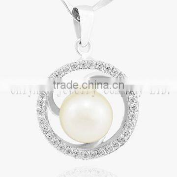 S925 Sliver Jewelry Pearl Pendants Freshwater Pearl Girls Pendants photo-2