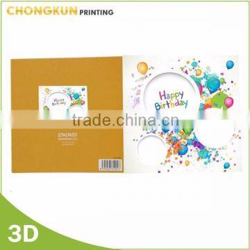 2016 New Christmas Greeting Card 3D Lenticular Card photo-4