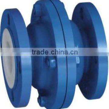 PFA lined ball check valve lift type