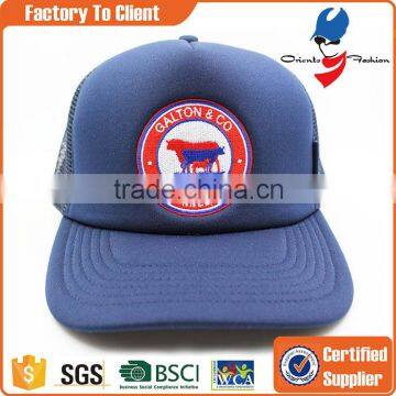 custom made 100% polyester trucker hat with your logo