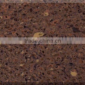 Brown quartz stone