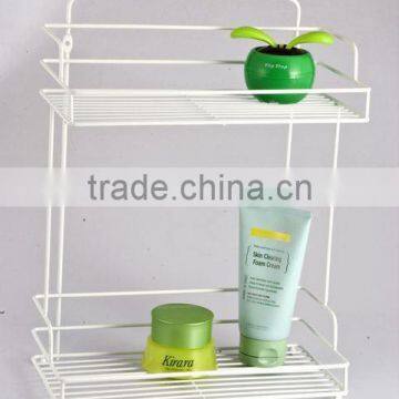 2 tier space saving bathroom rack