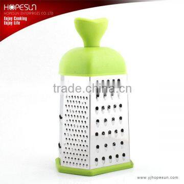 Fruit & Vegetable tools Green Color 6 Sides Stainless Steel Multi Grater