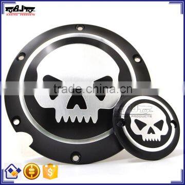 BJ-TMC-008 Aluminum Deep Cut Skull Derby Timing Timer Cover For Harley Sportster XL 883 1200 2004-2016