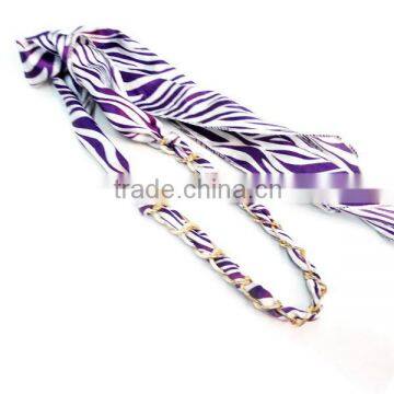 Zebra print multifunction headbands