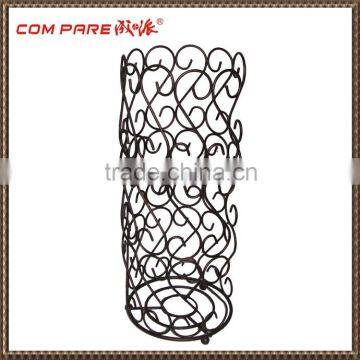 Flower design decorative metal paper stand