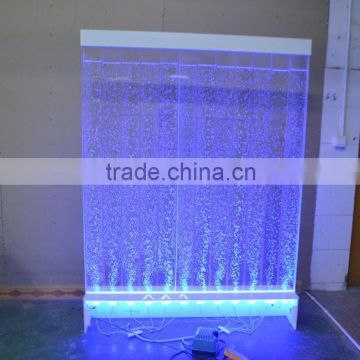 2015 hotselling house decorative acrylic LED water bubble wall