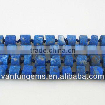 Hot-sale Natural Lapis Lazuli rough coin shaped beads