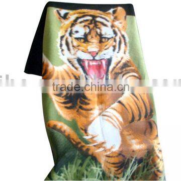 3d animal designs printed polar fleece blankets