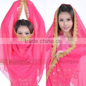 Chiffon belly dance head scarf