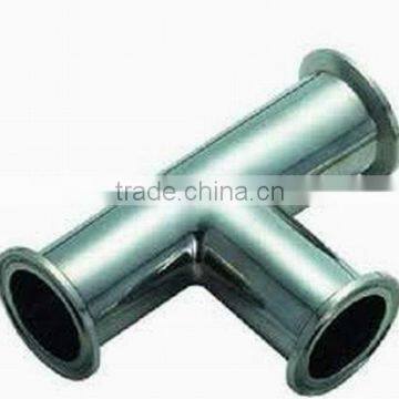 ANSI/ASME/ GB12459 Butt-Weld Stainless Steel Sanitary Equal Tee /Straight/ Coupling