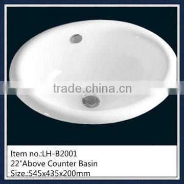 Chaozhou ceramic top counter type wash basin