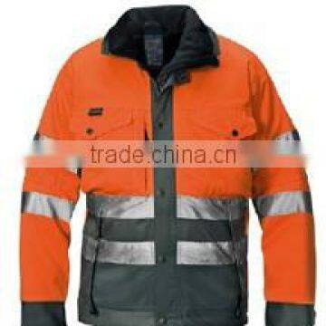 High quality reflective construction workwear overalls soft work clothing