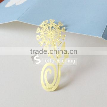 Wholesale metal bookmark blank for etching gift