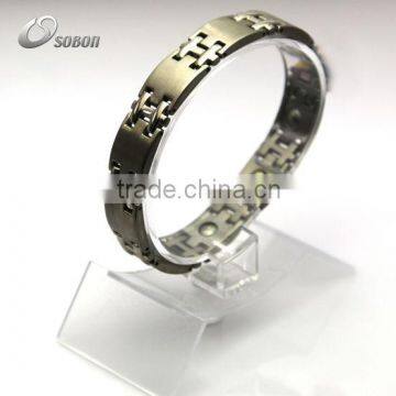 germanium titanium negative ion power stainless steel bracelet