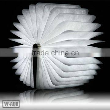 American Cherry Wood 4.5W 500LM LED Rechargeable Folding Book Shape Lamp, W-A08 photo-4