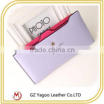 2015 Hot Selling Ladies Beautiful Engraved Leather Wallet With Kinds of Colors photo-2