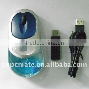 27Mhz RF rechargeable wireless aqua mouse