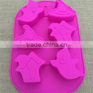 Ghost Shape Halloween Silicone Fondant Mold Cake Tools photo-4