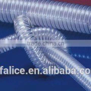 Top Quality Professional Factory Sale!! steel wire reinforced spring pvc hose pipe