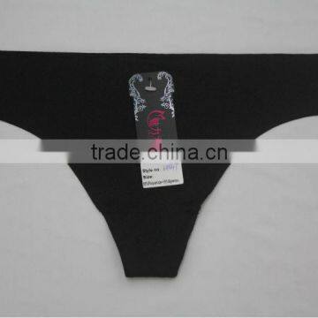 2014 Sexy Ladies Laser Cut Seamless G String Bikini