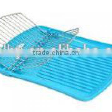 LBY multi-purpose blue V-shaped dish rack or bowl holder