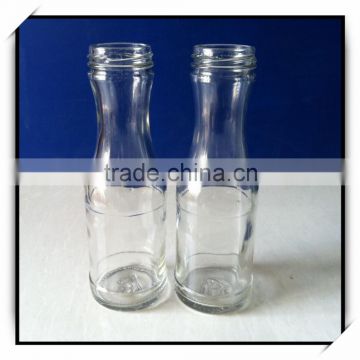 200ml glass juice bottles wholesale with tin lid