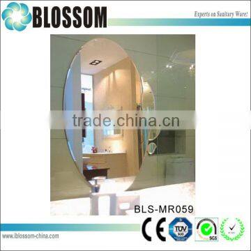 frameless round bathroom corner mirrors for bathroom