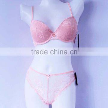 2016 Manufactory high quality women underwear bra and panty set