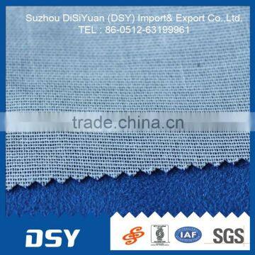 PU suede bonded with T/C material for sofa/garments