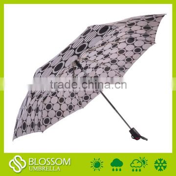 Nice printing folding automatic umbrella from xiamen