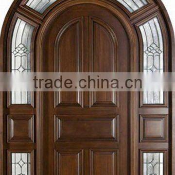 Round Top American Entrance Doors Design DJ-S6025M-2