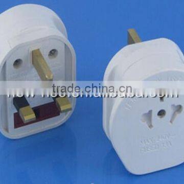 3 PIin Plug Travel Adaptor Universal SAA UL EU to UK