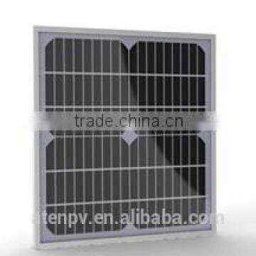 15w 18v high efficiency monocrystalline silicon solar panel