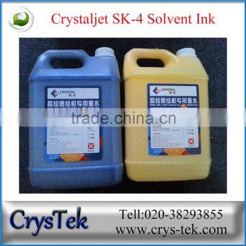 Crystaljet ink sk4 solvent ink spt 510/1020 print head ink