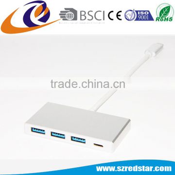 USB 3.1 Type-c to VGA female adapter with USB3.0 HUB