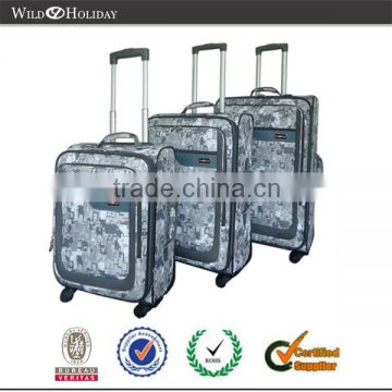 14 New Fashion PU PVC Polo trolley luggage