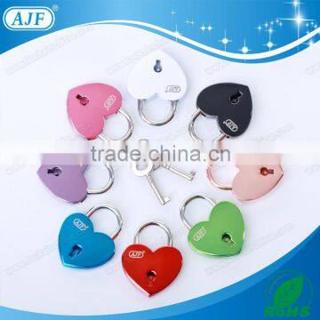 AJF 2016 TUV TEST passed the newest popular small colorful wish love heart lock