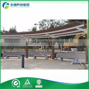 2015 Hot Sale High Quality Plastic Wood Outdoor Wood Pergola