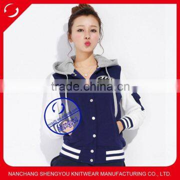 custom womens embroidered baseball&softball wear hoodies