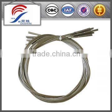 Manufacture of brake wire rope has many certificate the manufacturer