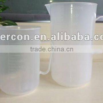 plastic measuring beaker