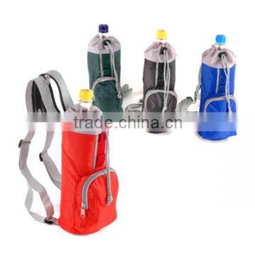 Yiwu wholesale designer nylon travel backpack bottle holder bags