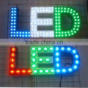 Punching led frontlit letter sign