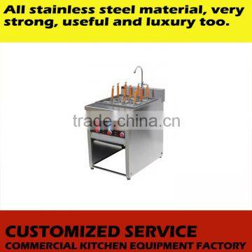 Stainless Steel Freestanding 9-basket Electric Convection Noodle Cooker photo-2