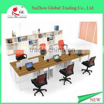 Suzhou latest new design modern wooden call center workstation