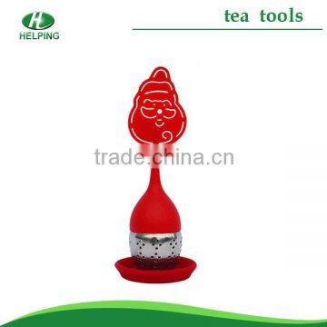 Stainless steel Santa Claus tea infuser, teastrainer